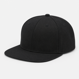 Black Structured Cap - Monogram Edition