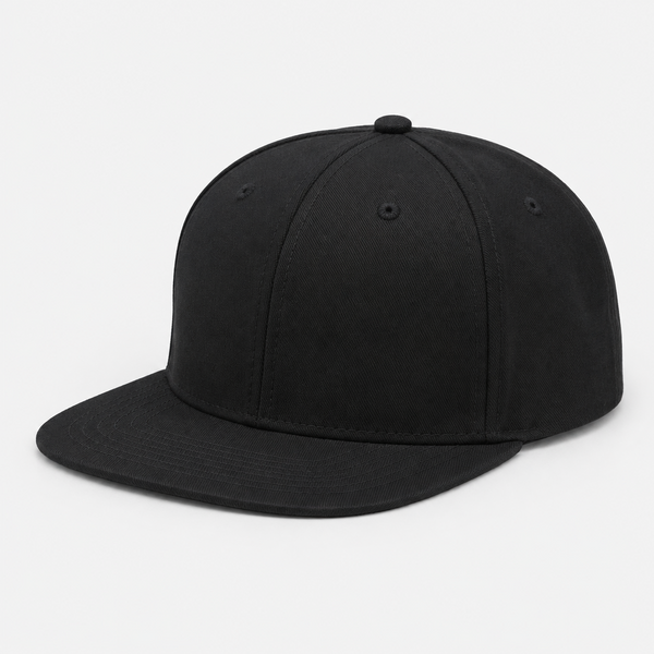 Black Structured Cap - Monogram Edition
