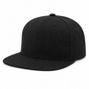 Structured Snapback Cap - Flat Brim