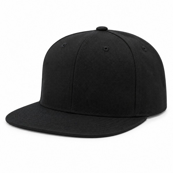 Structured Snapback Cap - Flat Brim