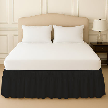 wrap around bed skirt