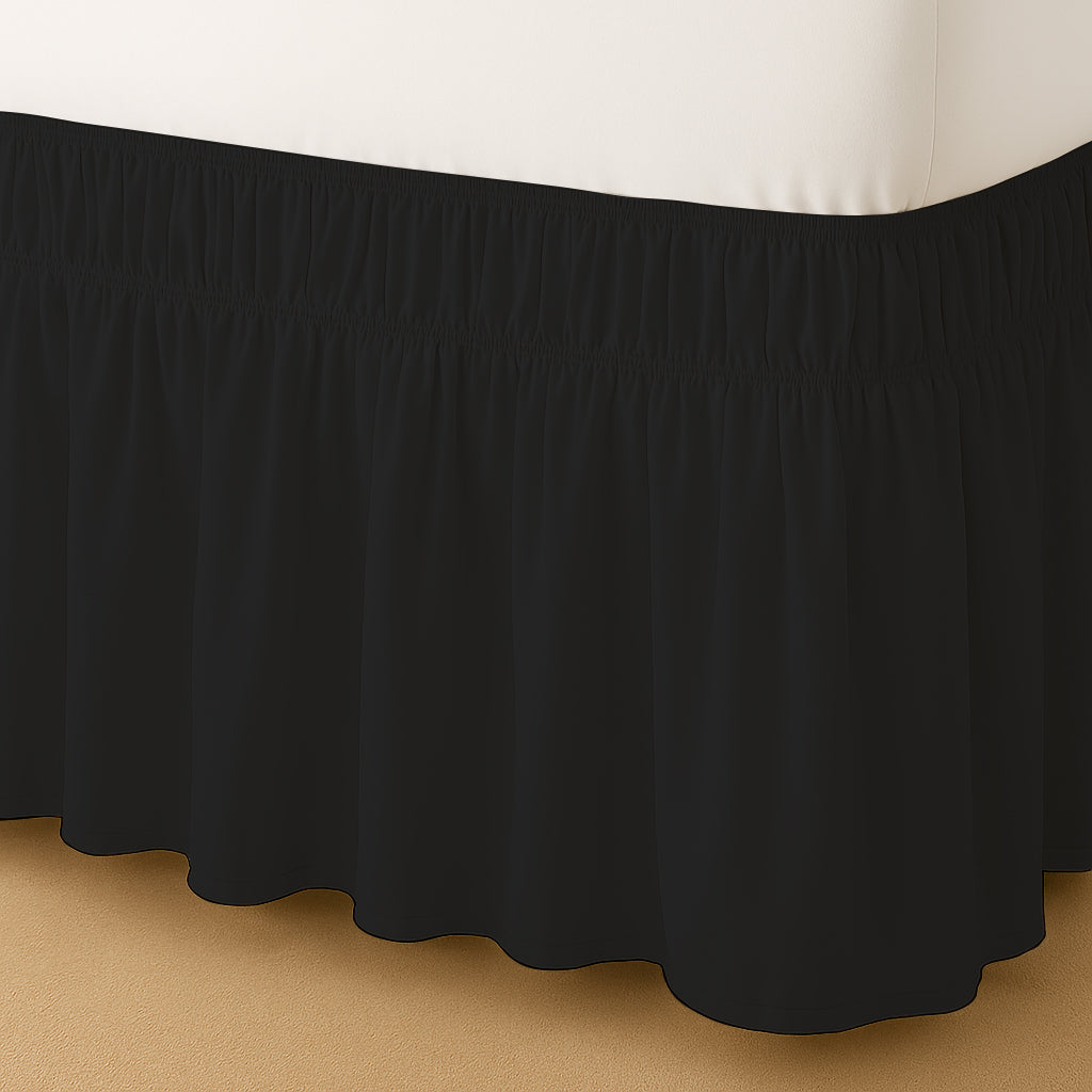 wrap around bed skirt