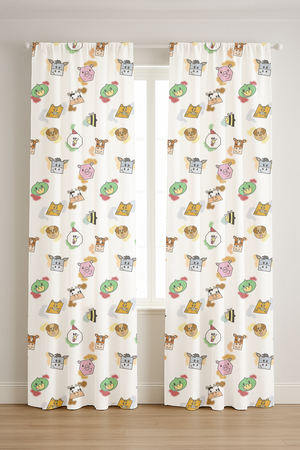 Cognitive Print Curtains