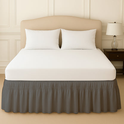 wrap around bed skirt