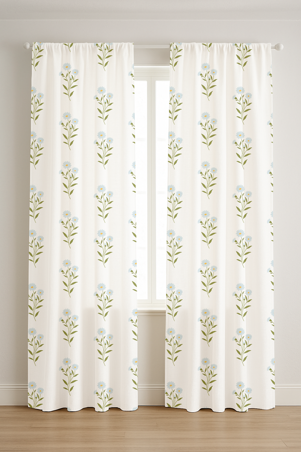 Blush Bloom Curtain