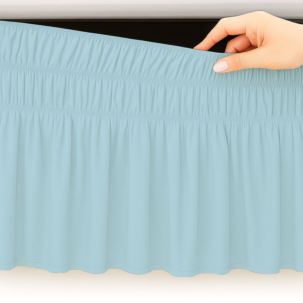 wrap around bed skirt