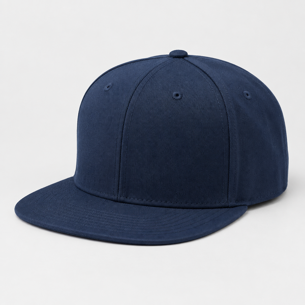 Navy Structured Snapback - Custom Monogram Cap