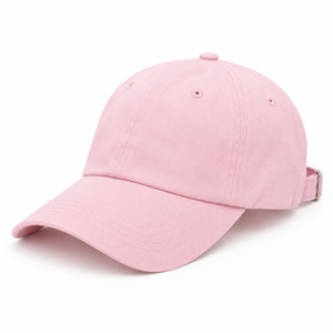 Pastel Pink Cotton Cap - Women's Everyday Baseball Cap